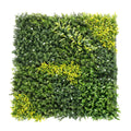 Artificial Plant Wall Panel, 100x100 cm Artificial Grass Backdrop Wall, Green