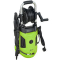 1800W Portable Pressure Washer Set with Adjustable Nozzle & 6M Hose - Green