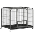 Heavy Duty Dog Crate,109 x 72 x 85 cm, Large Dog Cage for Small to Large Breeds