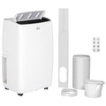 12,000 BTU Mobile Air Conditioner with Dehumidifier and Fan, Grade A Rated - White