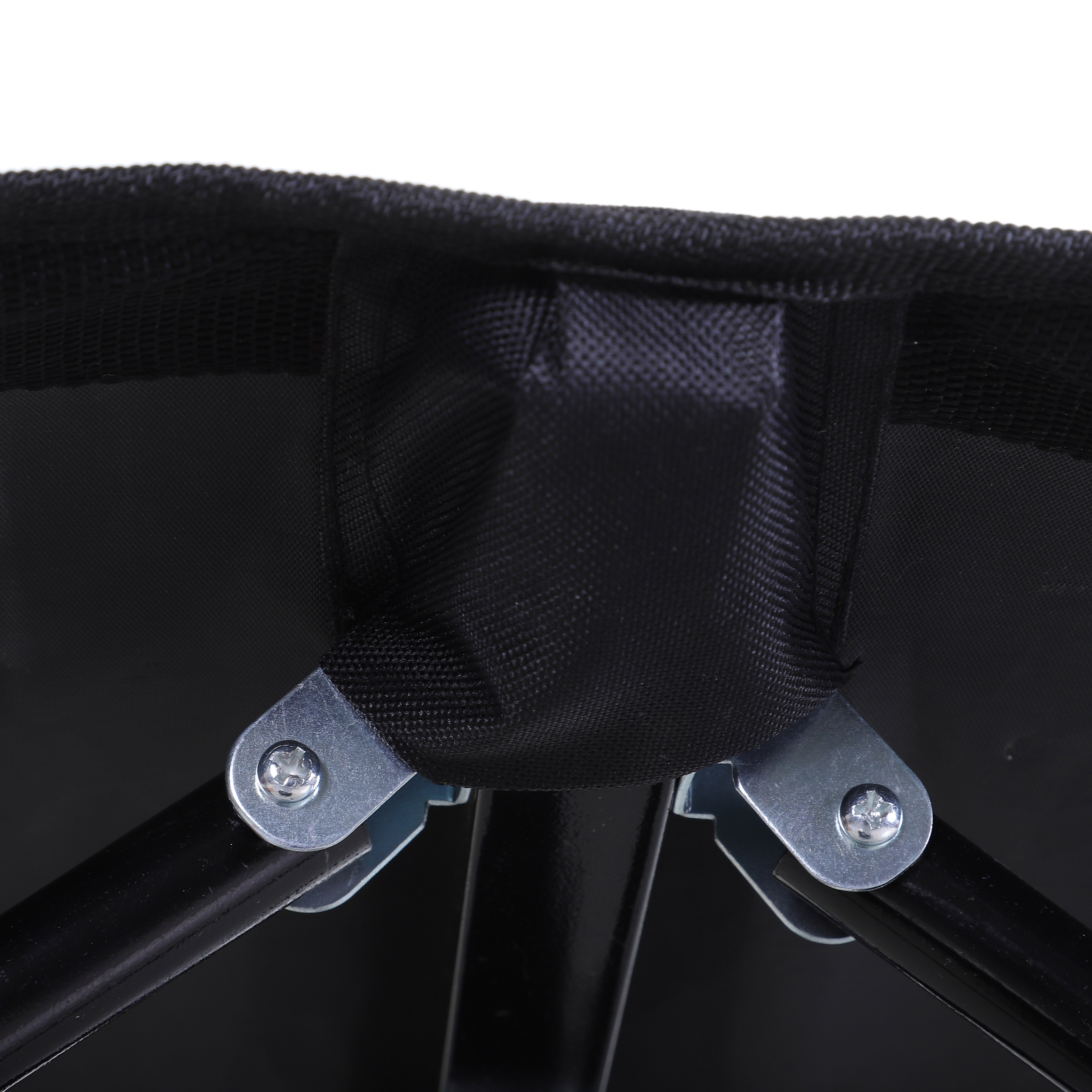 Lightweight Double Camping Cot Bed for Ultimate Comfort - Black