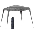 2.5 x 2.5M Pop Up Garden Tent with Steel Frame - Grey