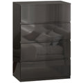 Chest of Drawers, 4-Drawer Storage Cabinets, Modern Dresser, Storage Drawer Unit for Bedroom