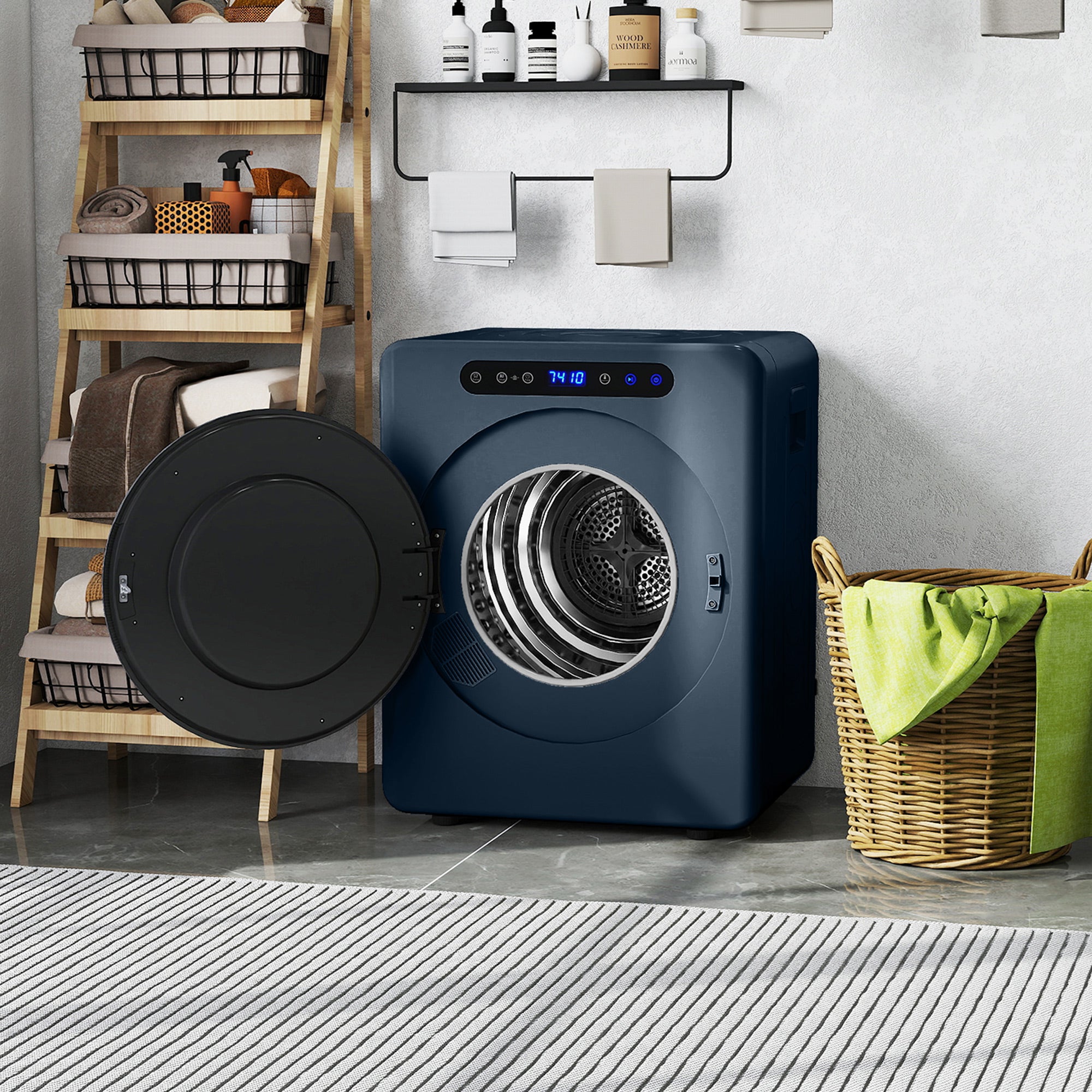 5kg Compact 40-60℃ Tumble Dryer Blue
