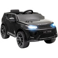 Land Rover Discovery Sport Licensed 12V Kids Ride-On Car with Remote Control, Lights, Music, Horn for Ages 3-6 - Black