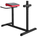 Back Extension Roman Chair Hyperextension Bench with Adjustable Leg Roller for Back, Abs & Glutes - Black