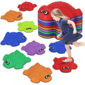 9 PCS Balance Stepping Stones with Non-slip Edges for Kids 3-8 Years - Multicoloured