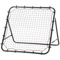 Rebounder Net Training Goal for Teens & Adults Practise Kickback - Black