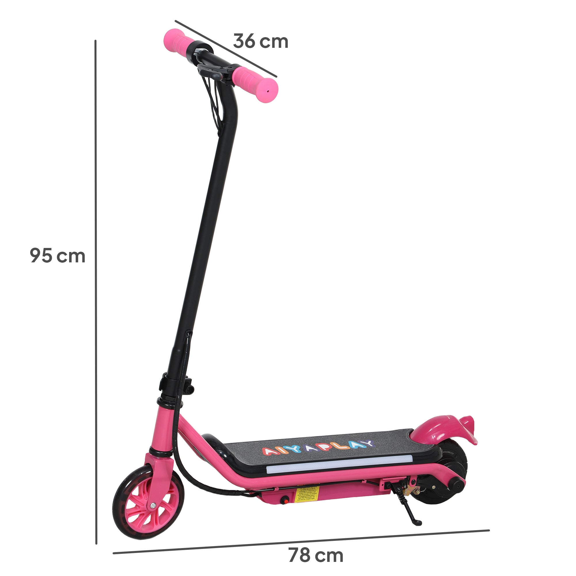 Electric Scooter for Kids Ages 6-14, with Dual Brakes, Flash Wheel and Colourful Light, Kids Electric Scooter E Scooter, Up to 12 KM/H & 10 KM, Pink