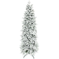 7ft Flocked Artificial Christmas Tree
