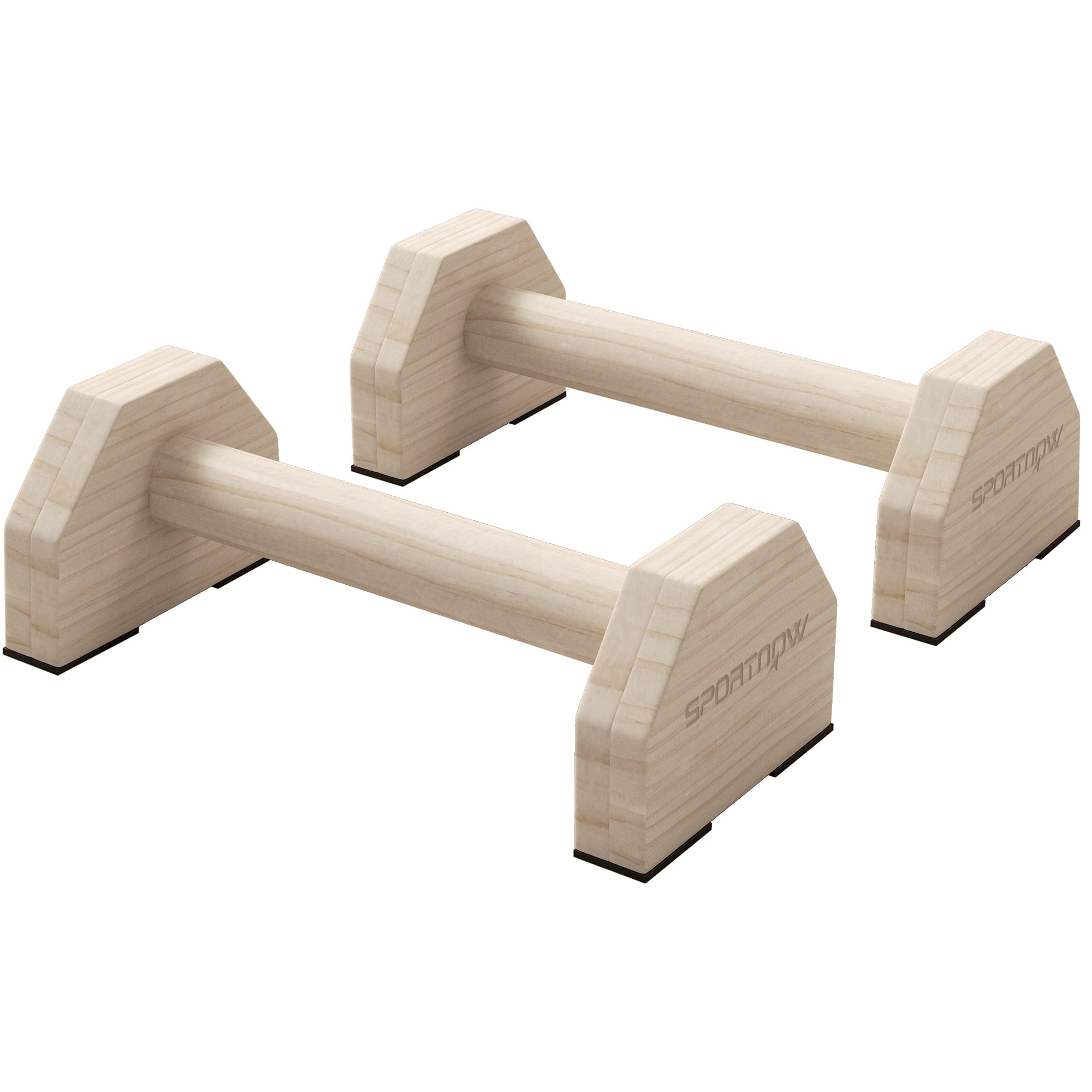 Wooden Parralletes Bars, Push Up Handles with Non-Slip Base, Calisthenics Equipment, for Home Gym, Training