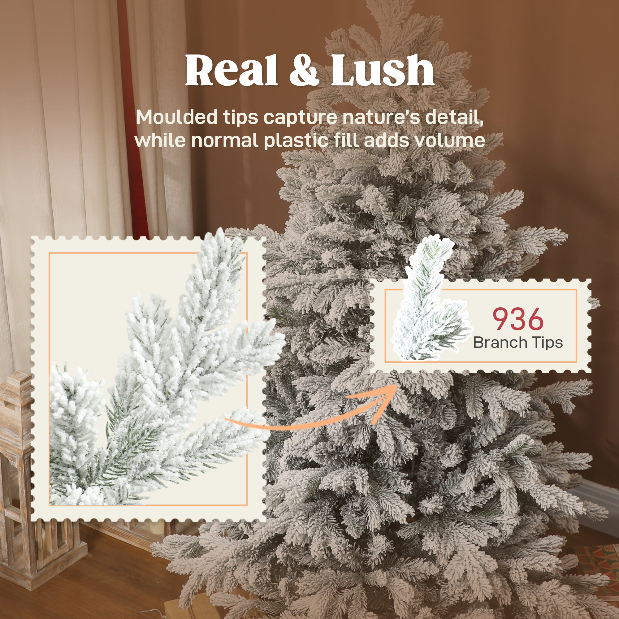 5ft Snow Flocked Artificial Christmas Tree
