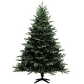 7ft Artificial Spruce Christmas Tree with 3116 Branch Tips and Foldable Steel Base - Green