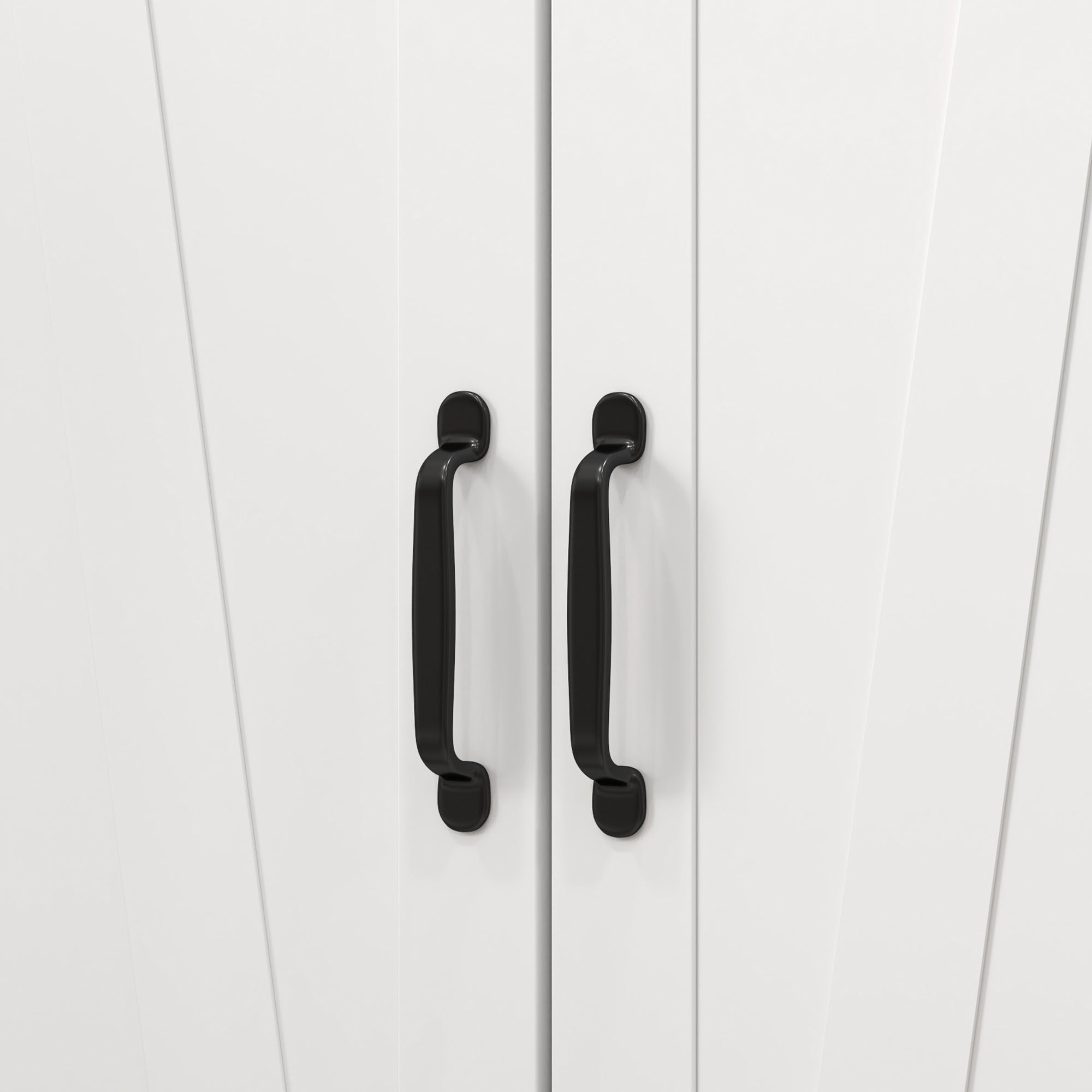 Multi-Storage Farmhouse Style Cabinet - White