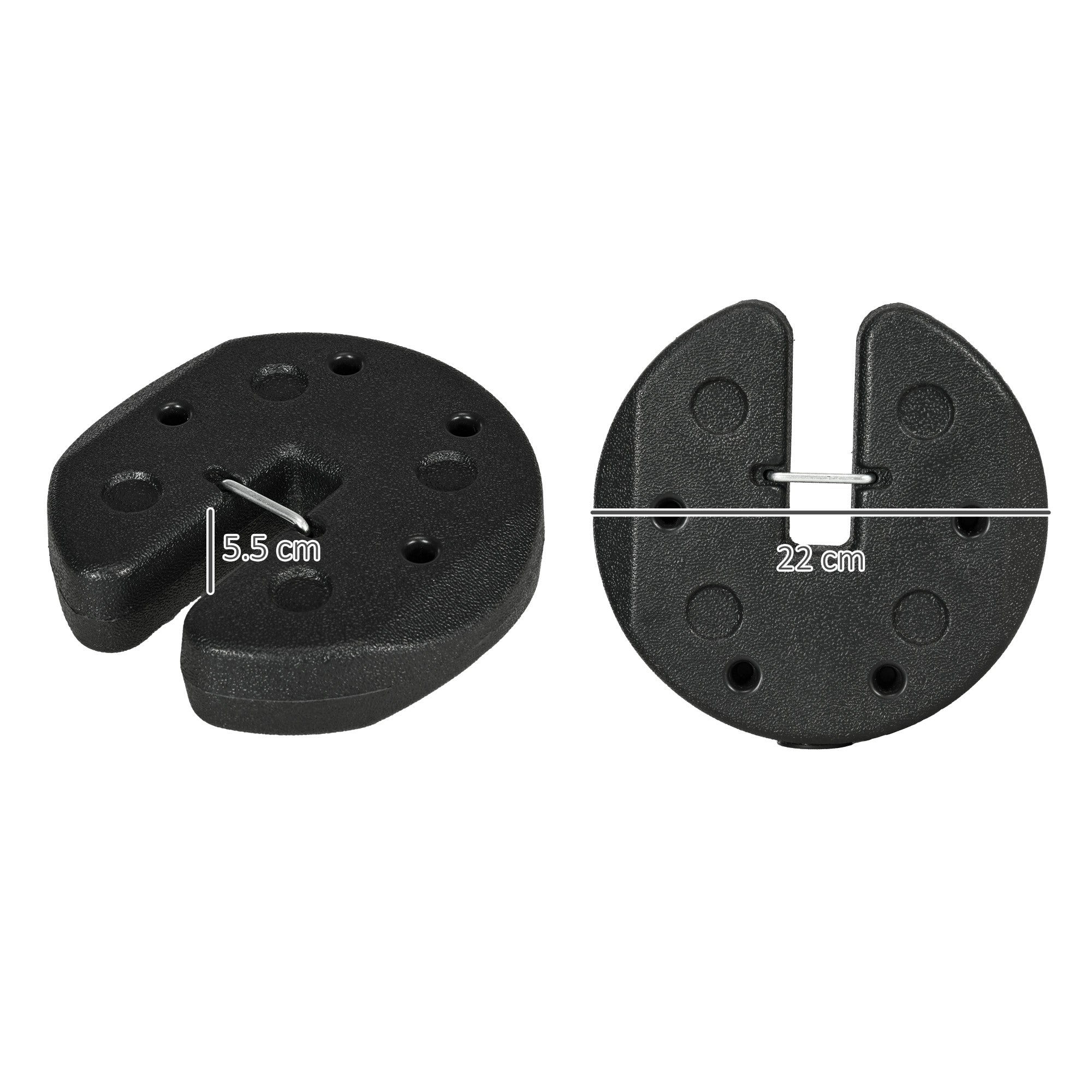 Gazebo Weights Set of 8, 24KG Weights for Gazebo Legs with Reinforce Pins and Carry Belt, for Gazebos Shelters Marquees Tents