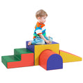 4-Piece Soft Play Set for Toddlers 1-3 Years - Red