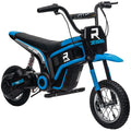 24V Electric Motorbike with Twist Grip Throttle, Music & Horn, 12