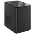 Countertop Ice Maker Machine Self-Cleaning Compact Ice Machine with Ice Scoop and Basket Black