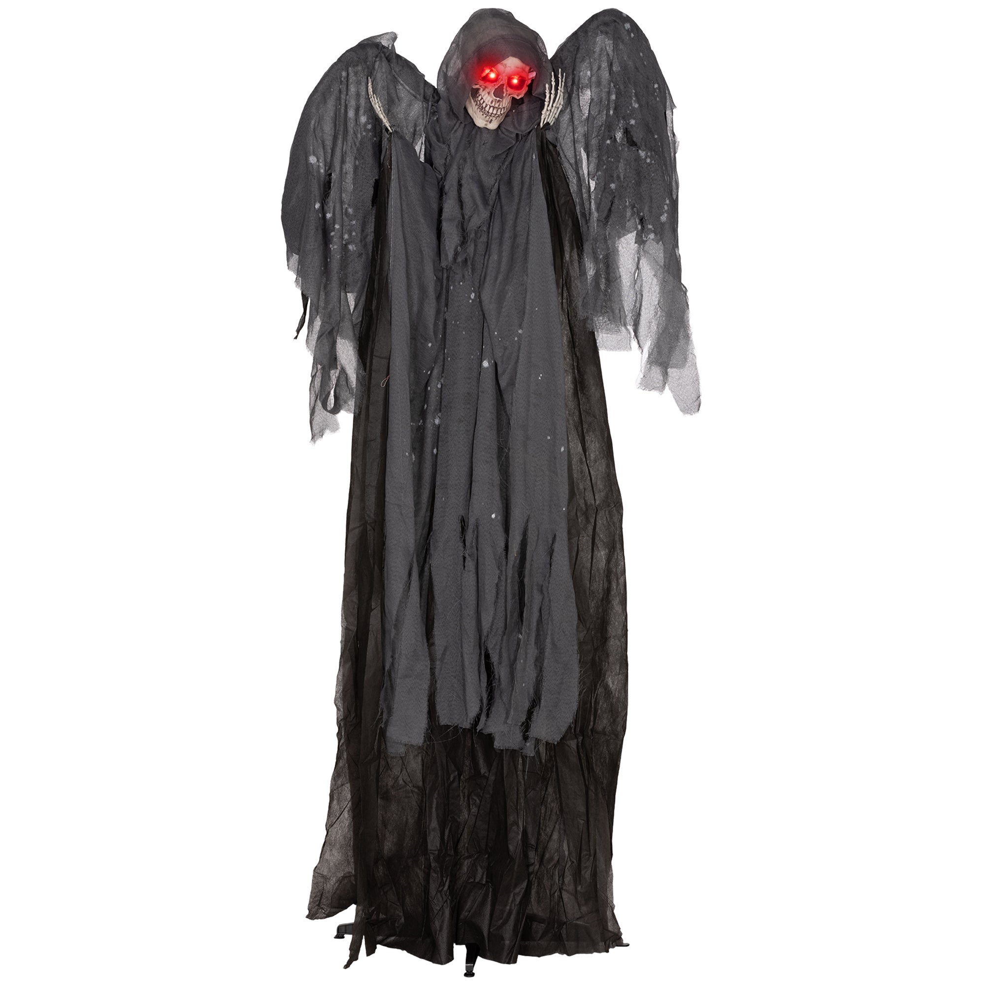 6.3" Grim Reaper Halloween Animatronic, with Glowing Eyes