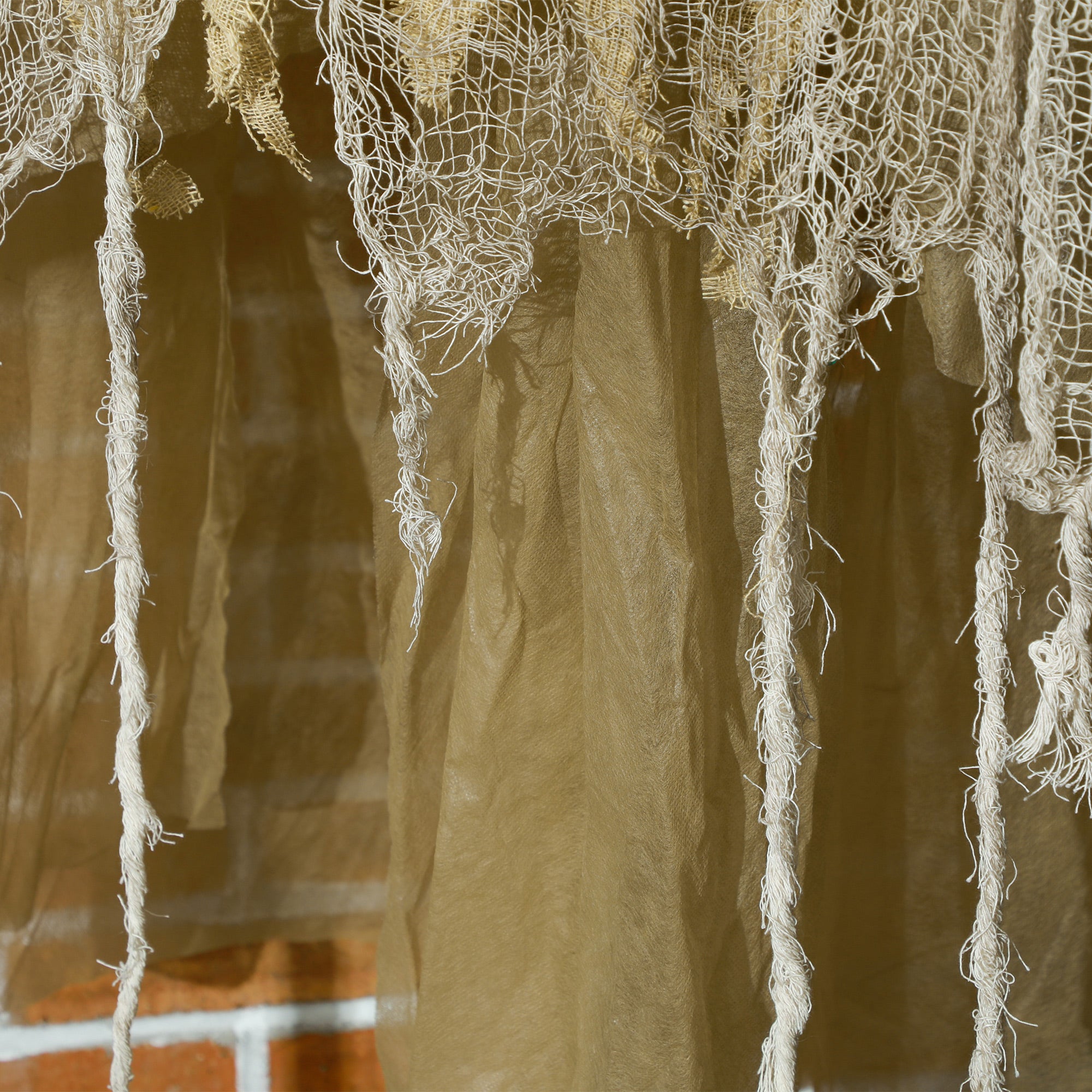 6' Hanging Skeleton Ghost Halloween Animatronic, with Glowing Eyes and Chest