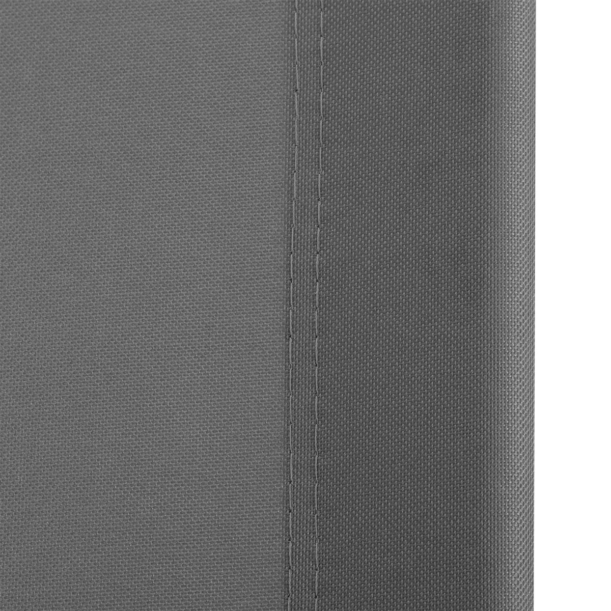 Set of 2 Folding Outdoor Sun Loungers with 5-Position Adjustable Backrest - Dark Grey