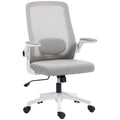 Adjustable Mesh Back Office Chair with Lumbar Support - Grey