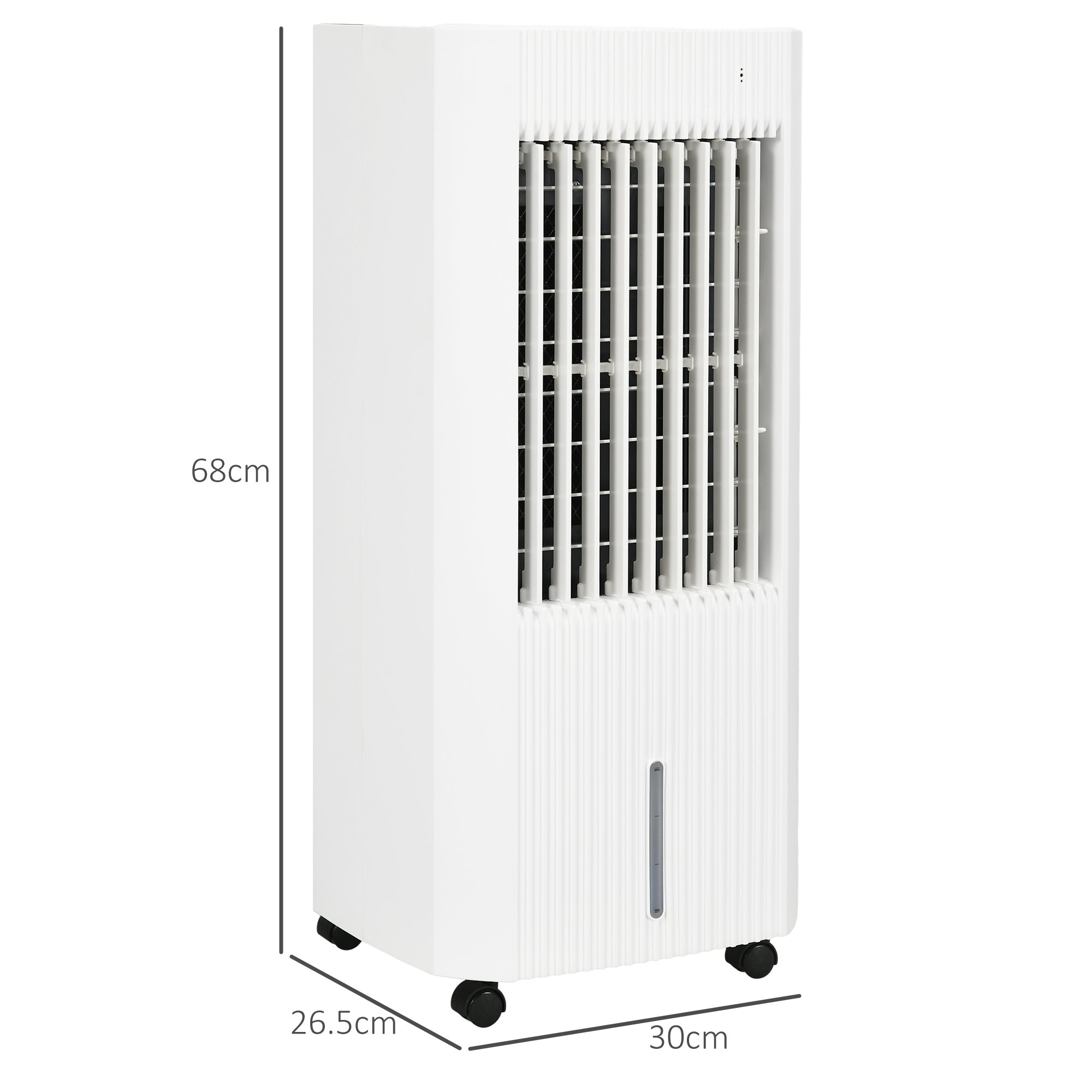 Portable 3-in-1 Air Cooler with 5 Litre Capacity, Oscillation, LED Display, Remote, 15 Hour Timer, Evaporative Air Cooler Fan with 3 Speeds, 3 Modes, Ice Packs, for Home Office