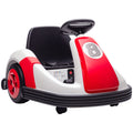 Kids Bumper Car with 360-Degree Rotation, 6V Electric Ride On Car with Music and Horn for 3-8 Years Old, Red