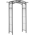 211cm Height Metal Garden Arch Arbor for Wedding Decor for Climbing Plants and Outdoor Decoration