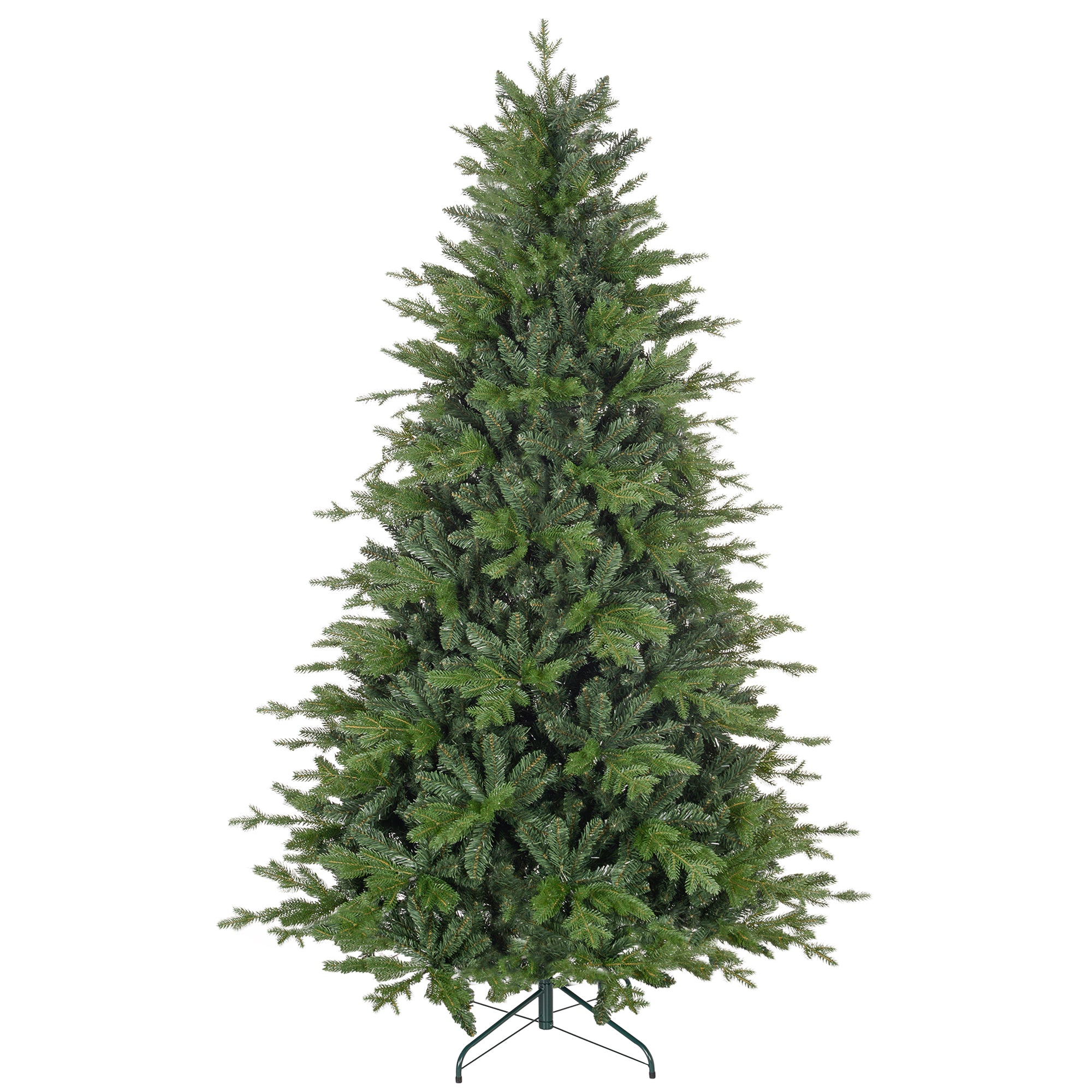 7ft Bare Artificial Christmas Tree, with 2445 Tips - Green