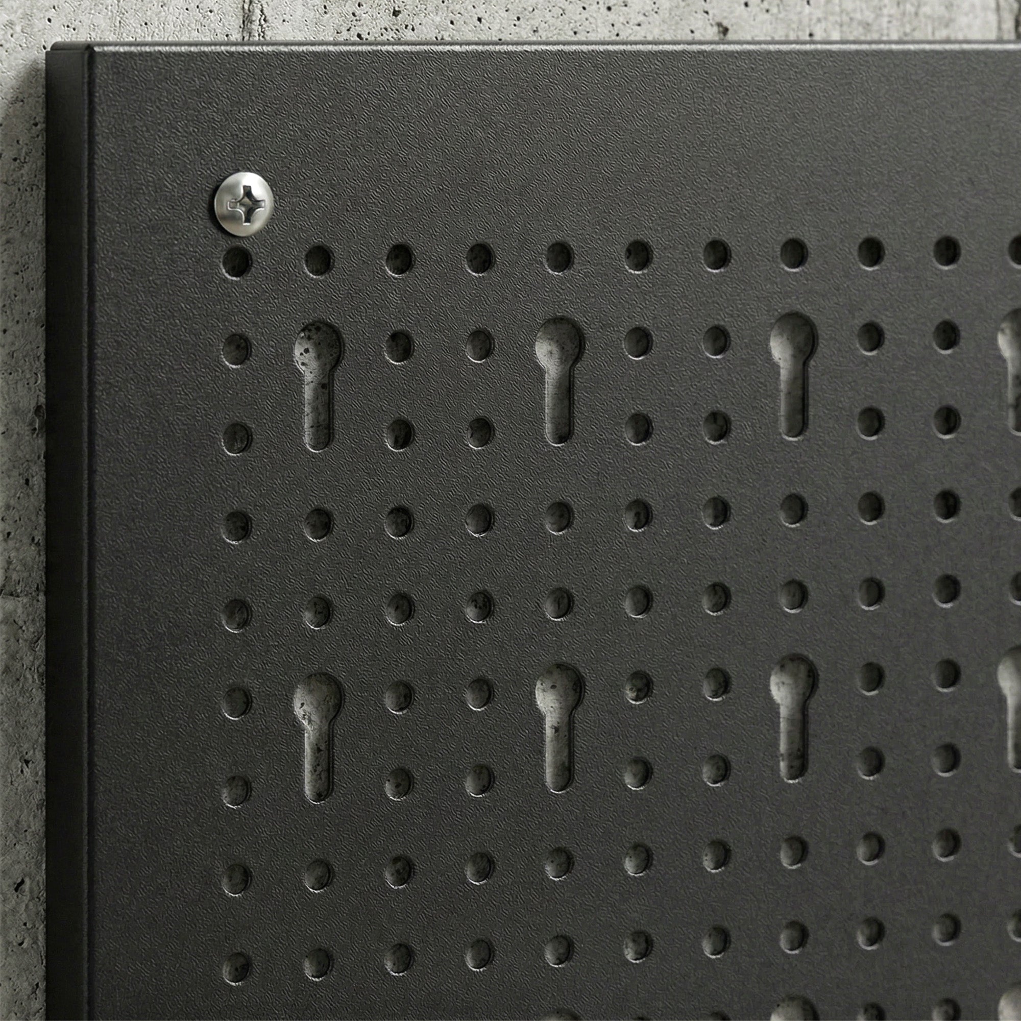 38 Pcs Wall-Mounted Pegboard with 4 Boards, Garage Tool Storage Unit Black and Red