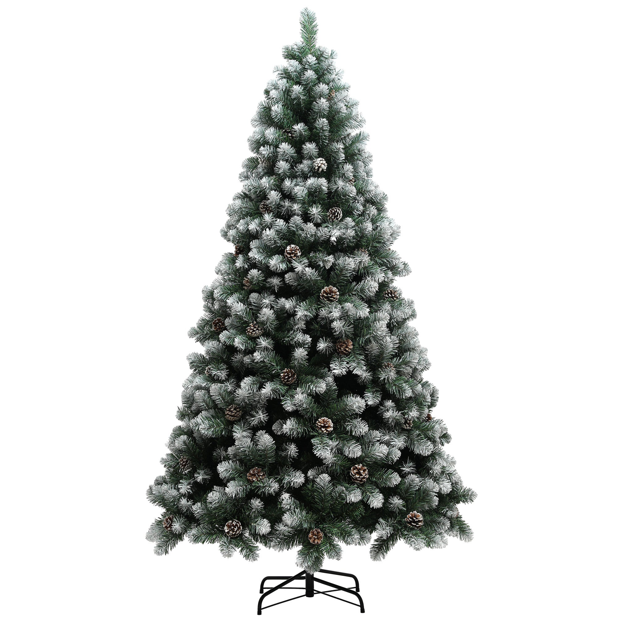 7ft Snow-Dipped Artificial Pine Christmas Tree