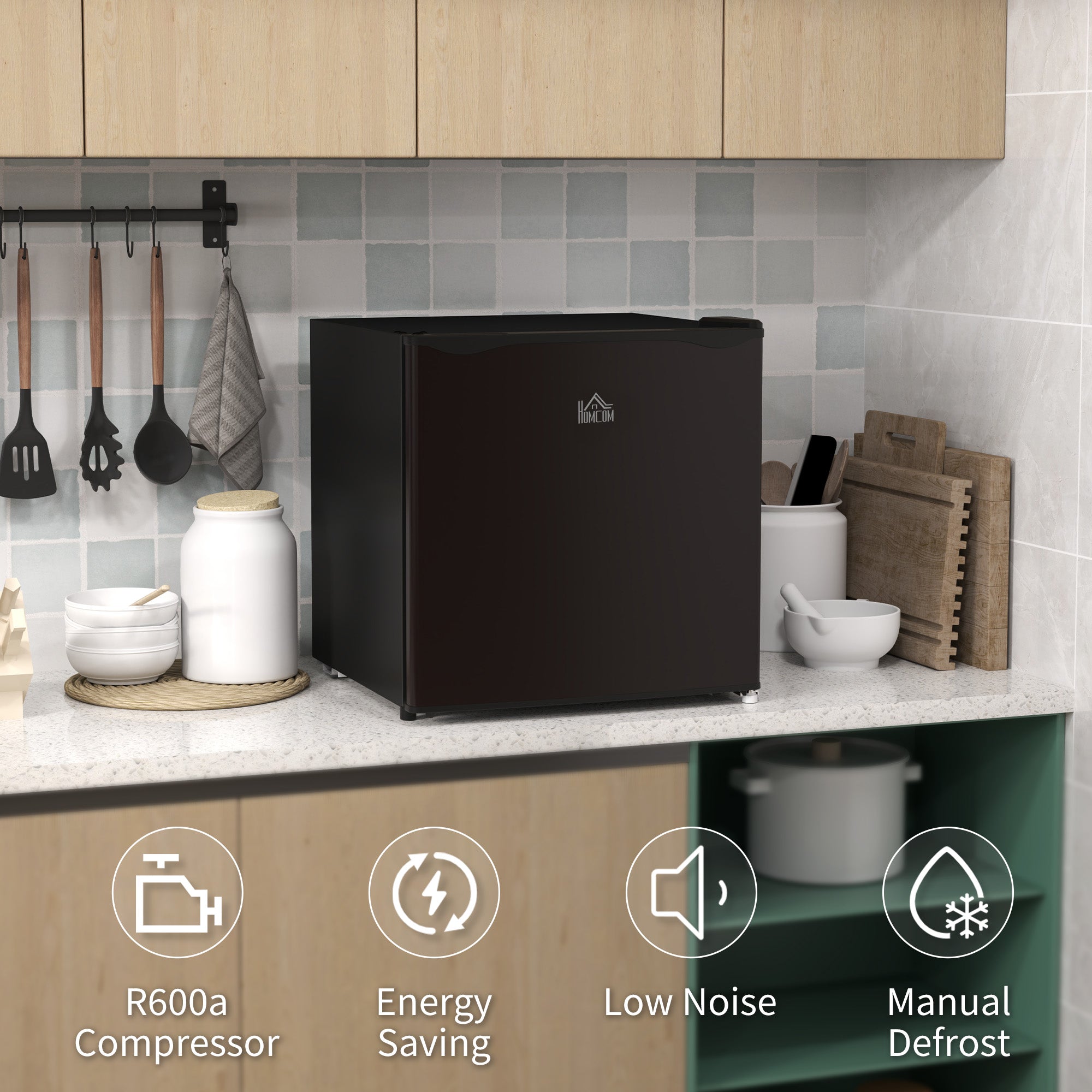 35L Mini Freezer, -24„ƒ to -14„ƒ Temperature - Black