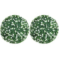 Set of Two Artificial Boxwood Balls Plants - White