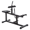 Seated Leg Extension Machine, Adjustable Leg Raise Machine and Curl Machine with Plate Loaded for Hip, Lower Body and Home Gym Workout