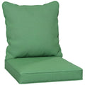 Seat and Back Padded Cushion Set, CUSHION ONLY - Green