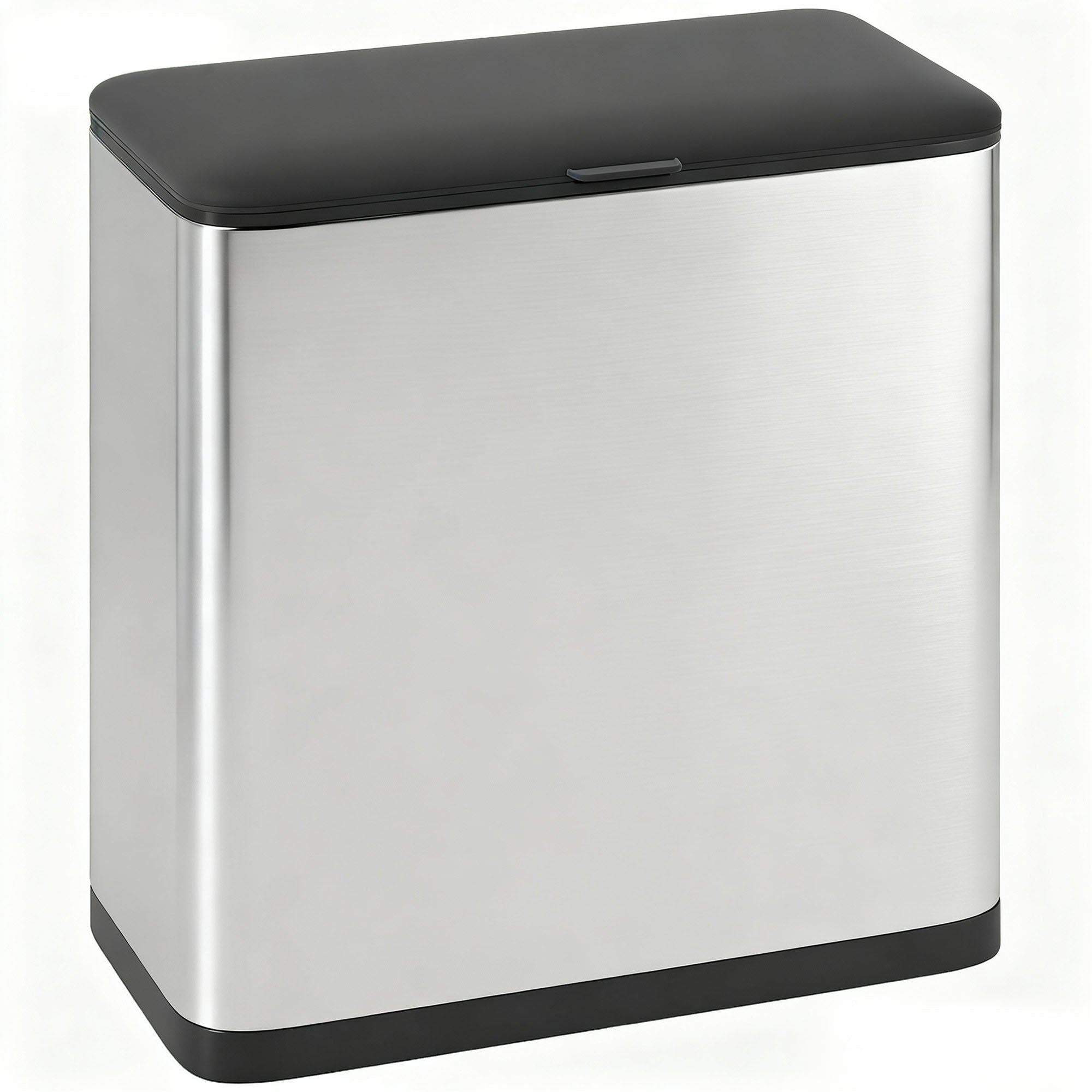 8L Hanging Kitchen Bin, Rubbish bin with Lid and Removable Inner Bucket for Under Cabinet Door, Under Sink, Office