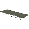 Lightweight Portable Camping Bed with Strong Aluminium Support and Carry Bag - Dark Green