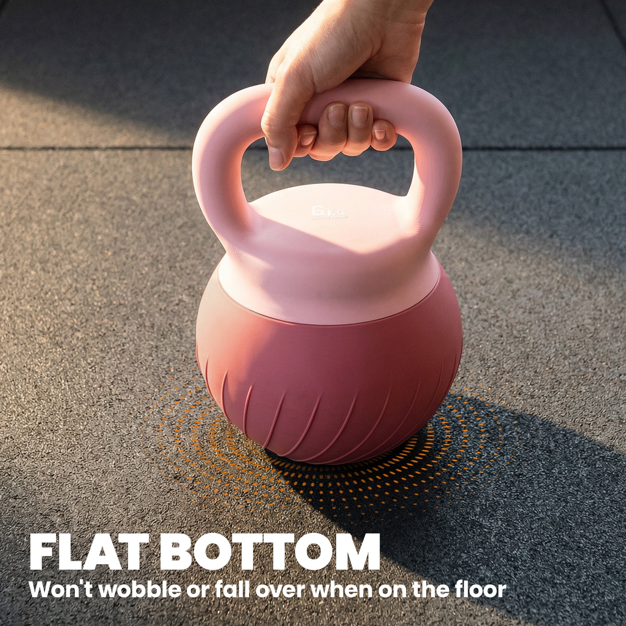 Soft Kettlebell, 6kg Kettle Bell with Anti-Slip Grip for Home Gym Weight Lifting and Strength Training