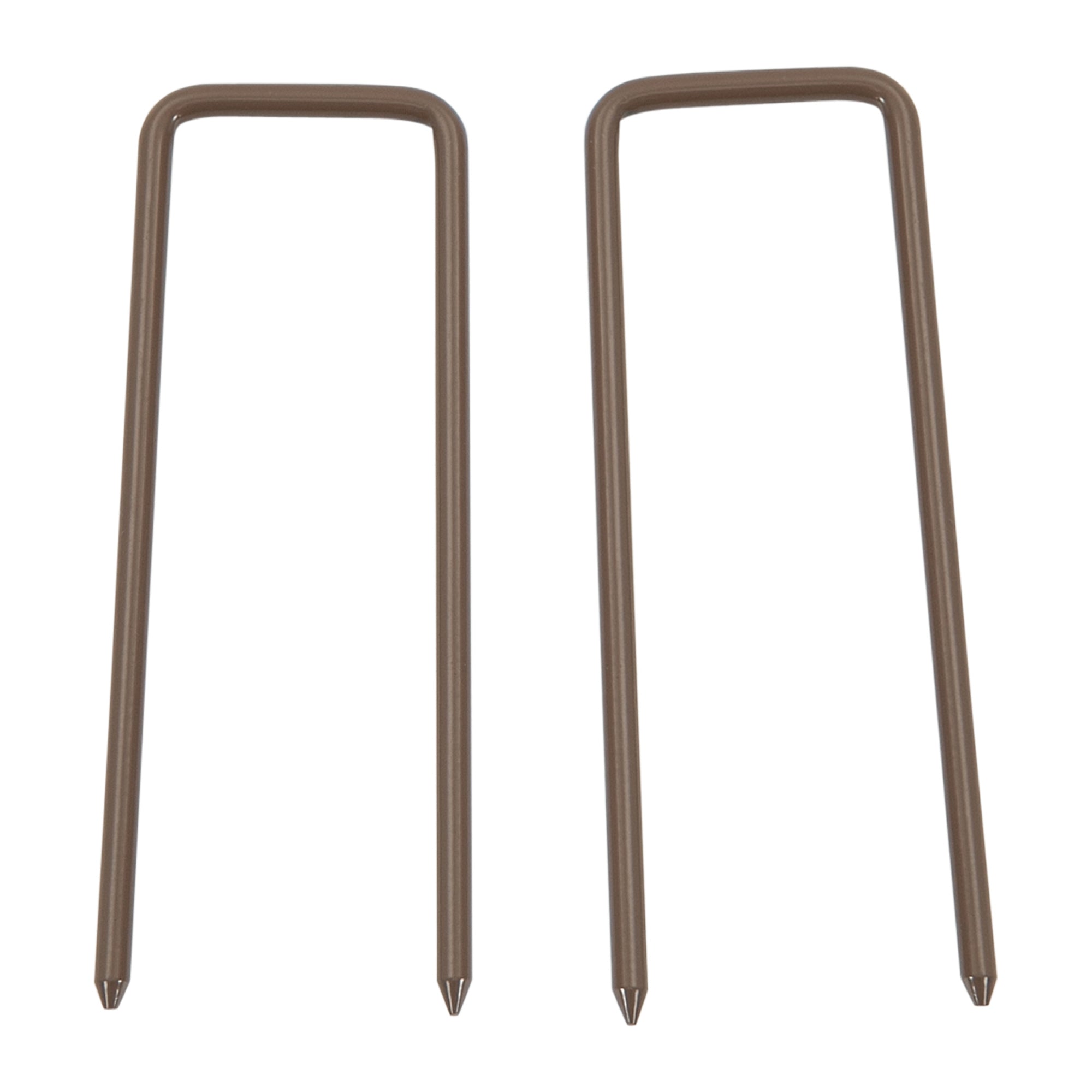 Set of 2 Expanding Garden Fencc, Aluminium Freestanding Foldable Picket Fence, 300cmx103.5 cm, Dark Brown