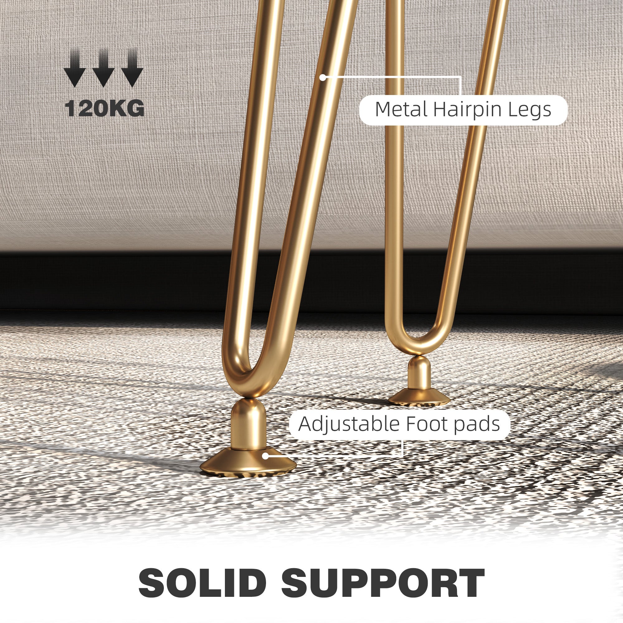 5L Velvet-Feel Storage Ottoman - Green