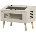 111L Vivarium for Snakes, Lizards, Frogs, Chameleons, Hamsters & Gerbils with Tempered Glass Windows - Oak Tone