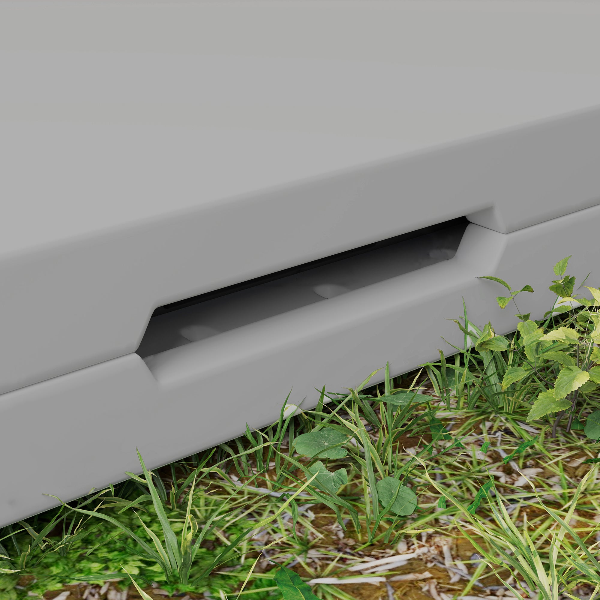 Heavy Duty 3ft Folding Camping Table with Adjustable Height - Dark Grey