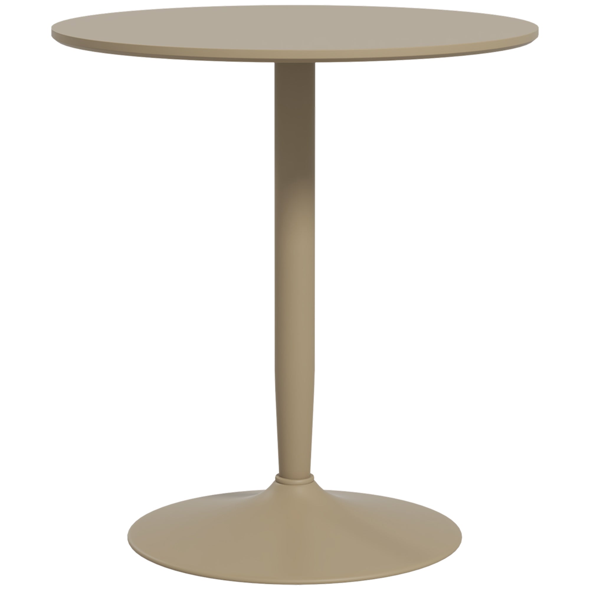 75H x 70cm Two-Person Minimalistic Dining Table - Light Brown