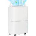 20L/Day Home Dehumidifier with 5L Tank, Continuous Drainage, 24H Timer & Digital Humidity Display - White