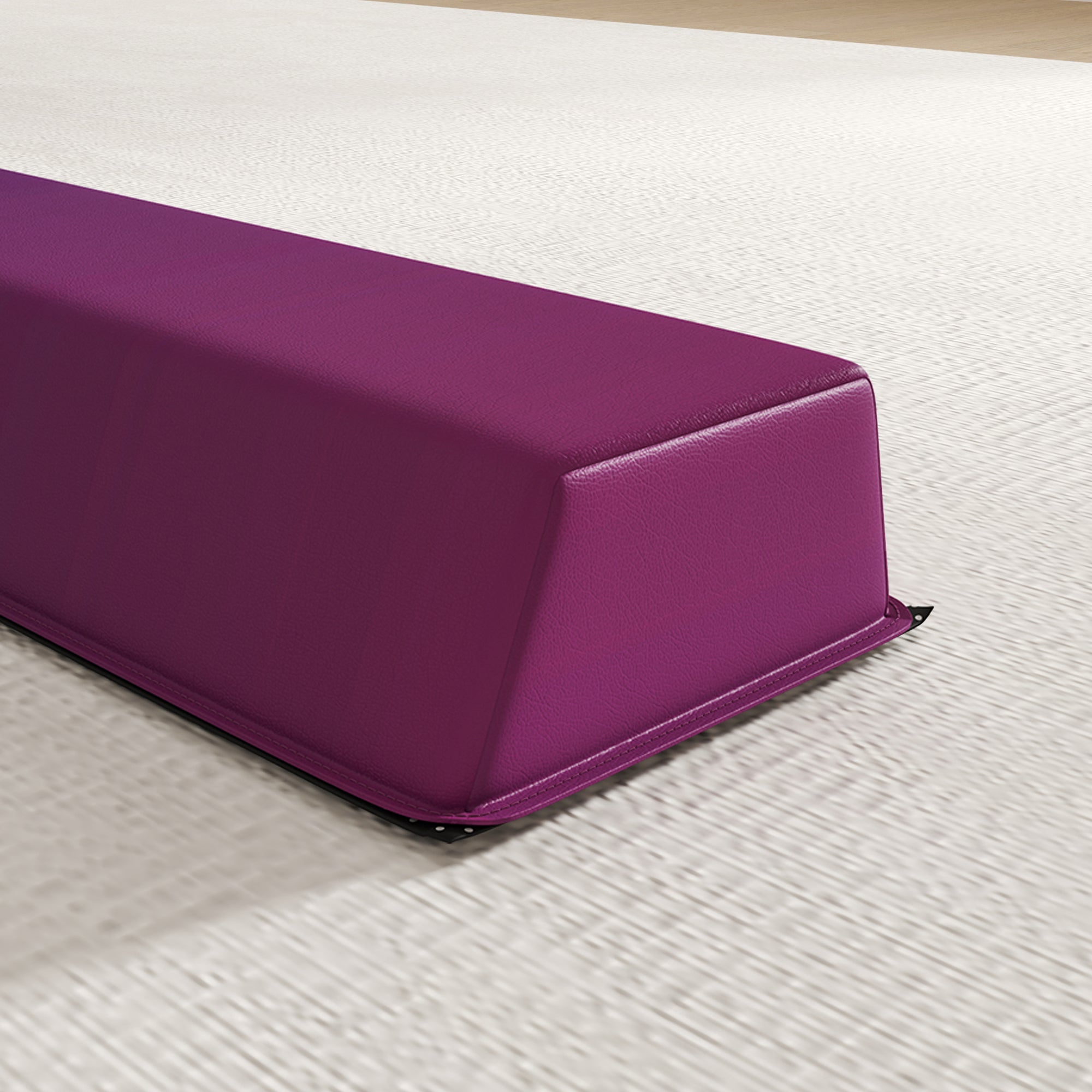 7.7ft Folding Gymnastics Beam, Floor Balance Beam for Kids with Anti-Slip Base, Gymnastics Equipment for Home, Blue