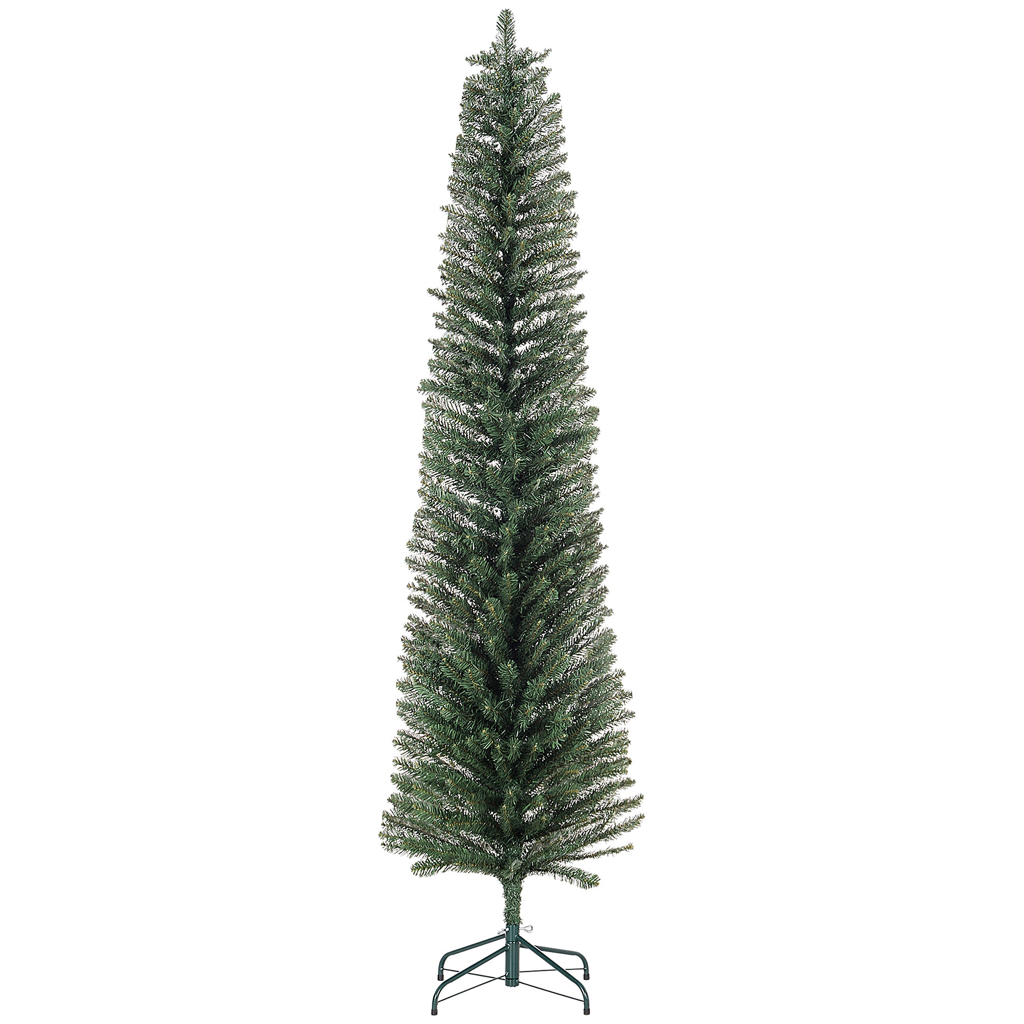 7ft Artificial Bare Pencil Christmas Tree - Green