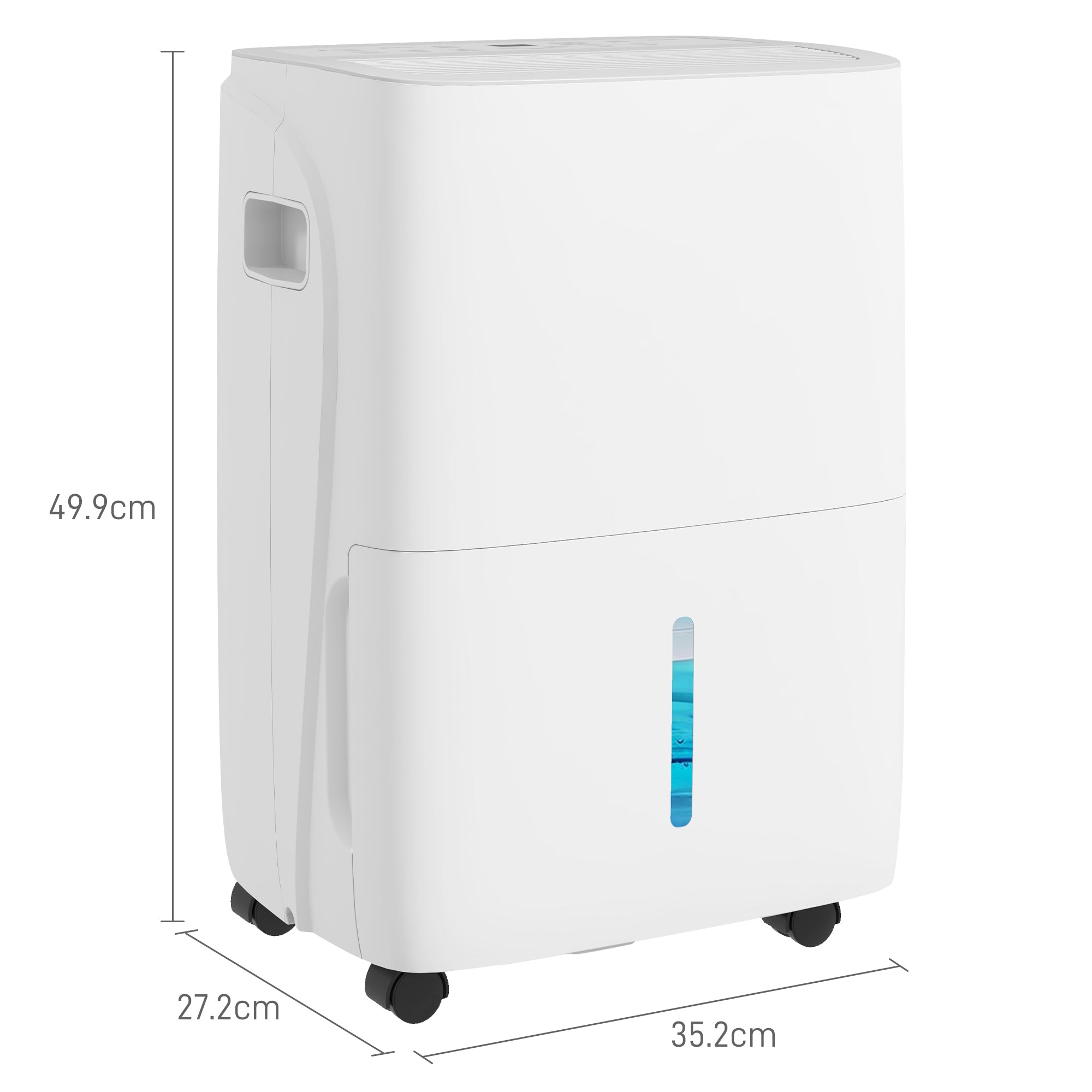 30L/Day Dehumidifier with Auto-Clean Filter, Continuous Drainage, 4L Water Tank, 24H Timer, Digital Humidity Display, Dehumidifier for Home Damp, Bedroom, Condensation, Mould, Laundry Drying