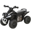 No Power Kids Foot-to-Floor Sliding Ride On Quad for 18-36 Months - Black