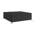 Large Waterproof Patio Furniture Set Cover 600D Oxford 230x230cm - Black